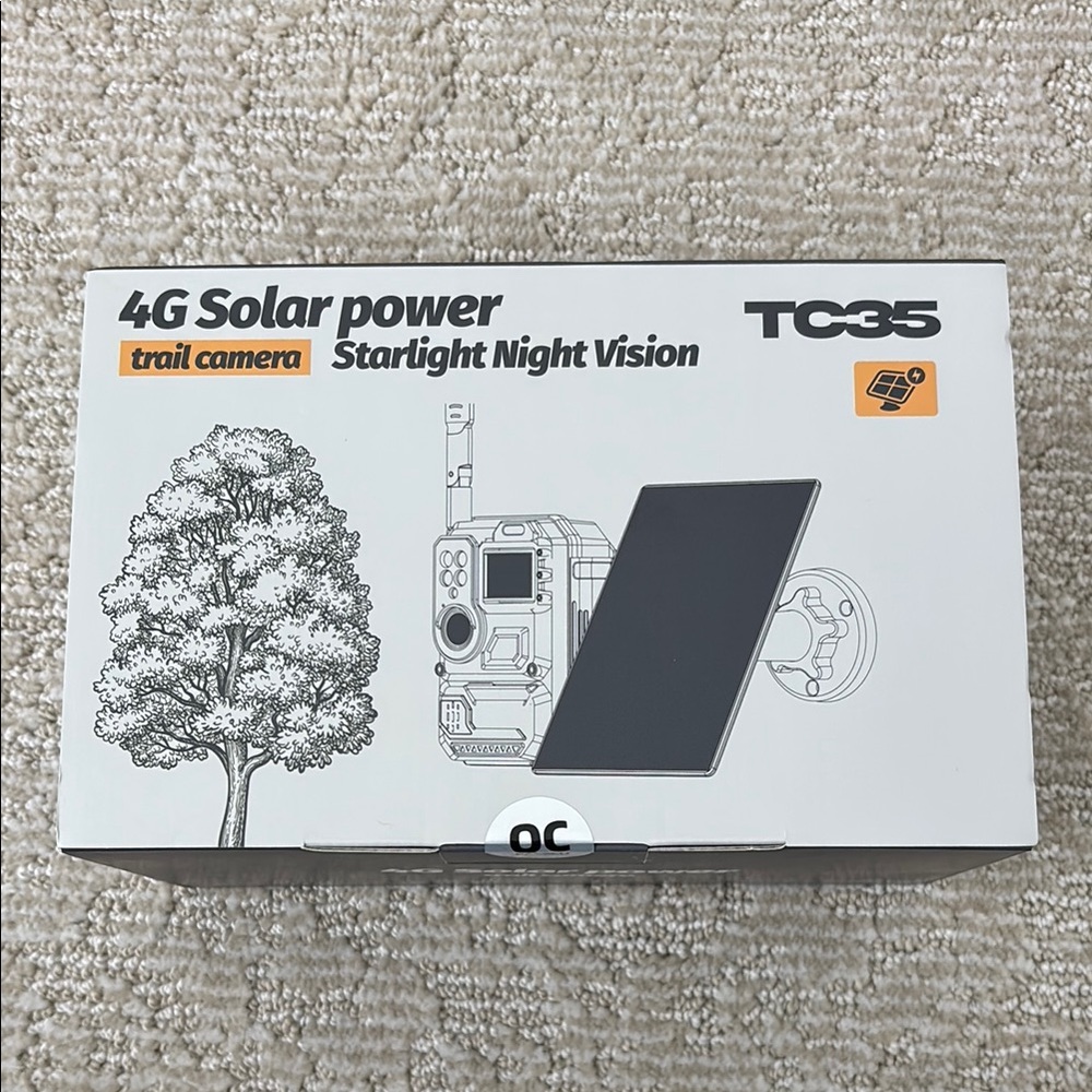4G Solar Power Trail Camera with Night Vision